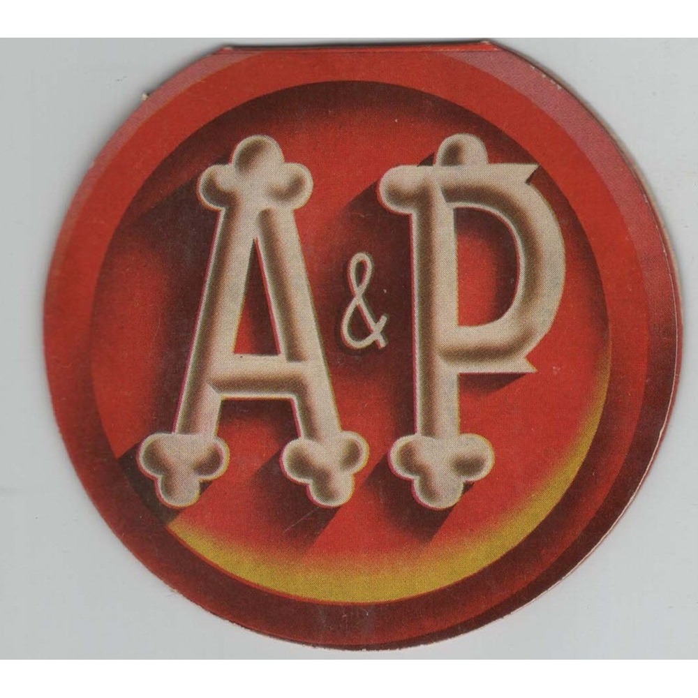 Vintage A&P Grocery Store Sewing Kit West Germany Red Circular Advertising - Picture 1 of 3